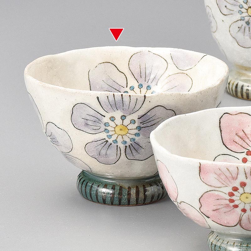 山万 41311-570 雪夢花茶碗(大) 1個（ご注文単位1個）【直送品】