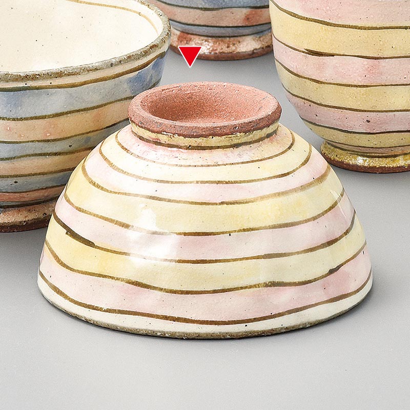 山万 41428-510 こま筋野郎飯碗 小 1個(ご注文単位1個)【直送品】