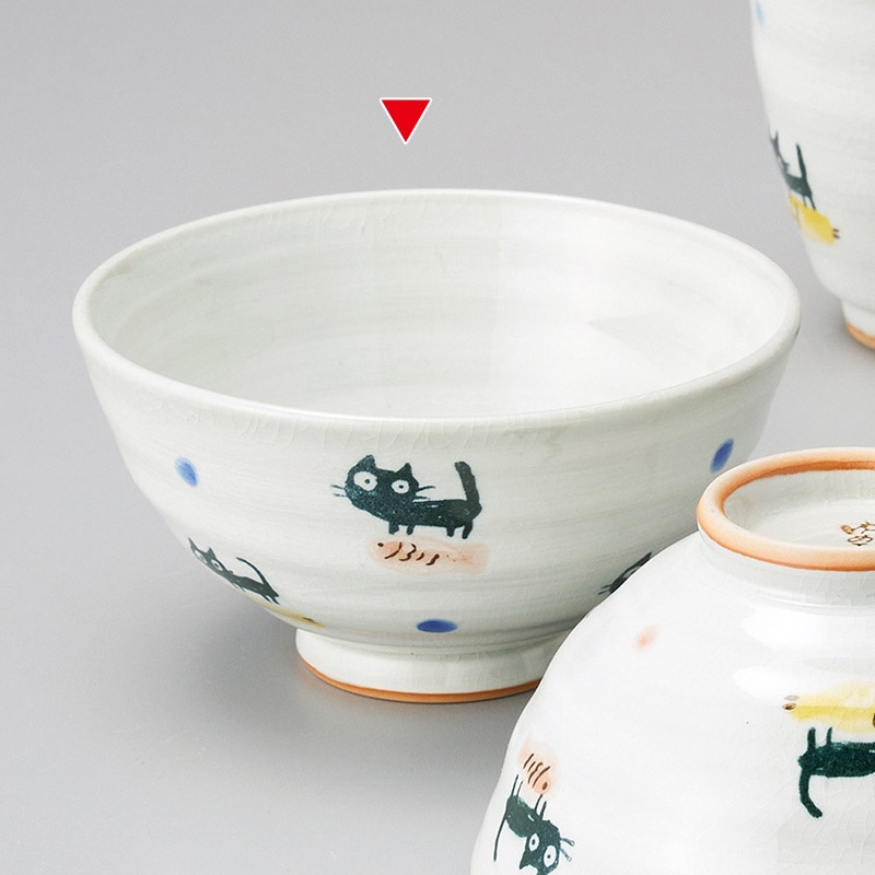 山万 41423-510 とと猫飯碗 青 1個(ご注文単位1個)【直送品】