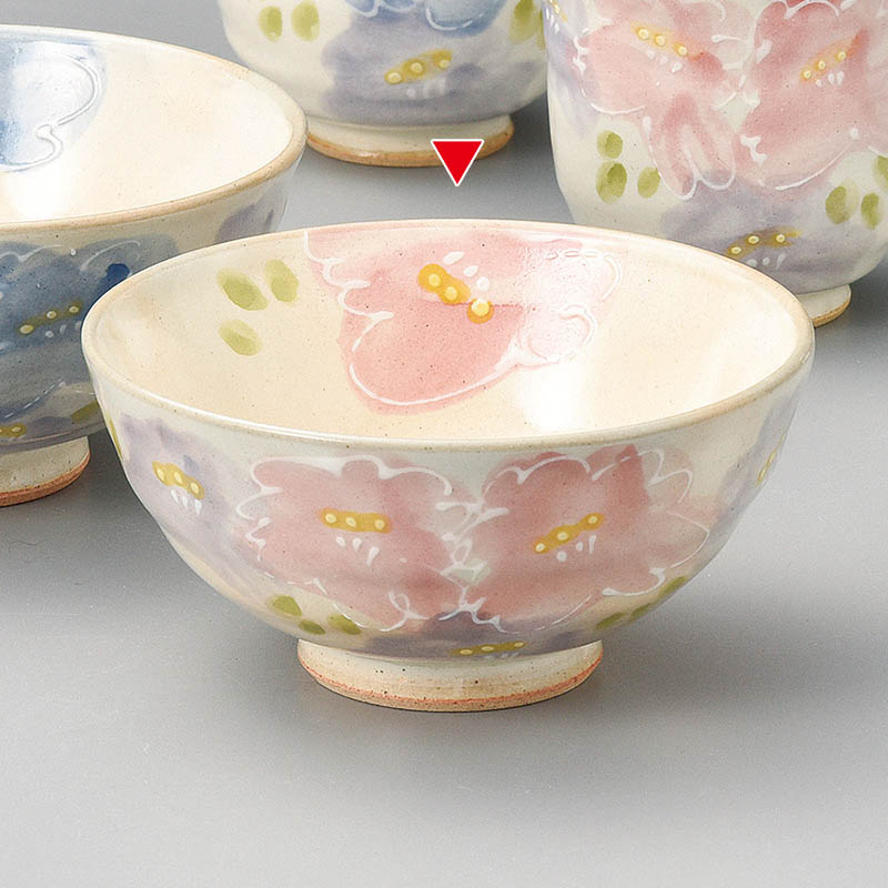 山万 41448-510 粉引花束飯碗 小 1個(ご注文単位1個)【直送品】