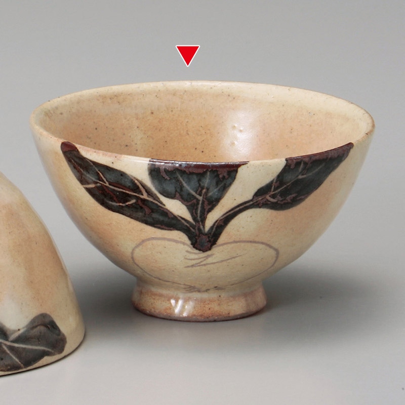 山万 41514-510 粉引かぶ飯碗 小 1個(ご注文単位1個)【直送品】