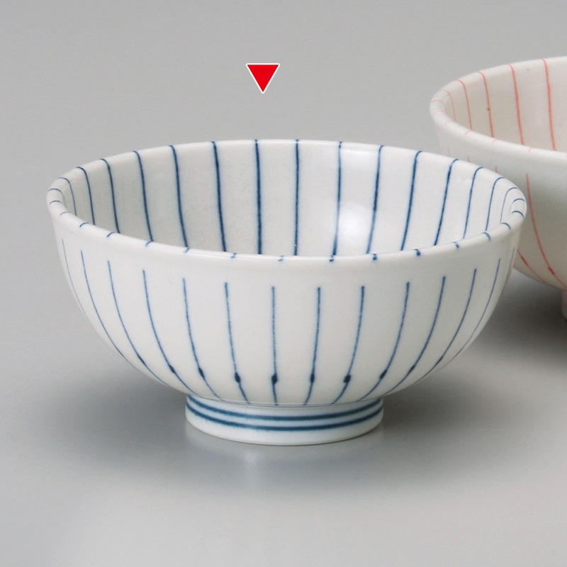 山万 41642-190 ルナ十草 青軽量茶碗 1個(ご注文単位1個)【直送品】