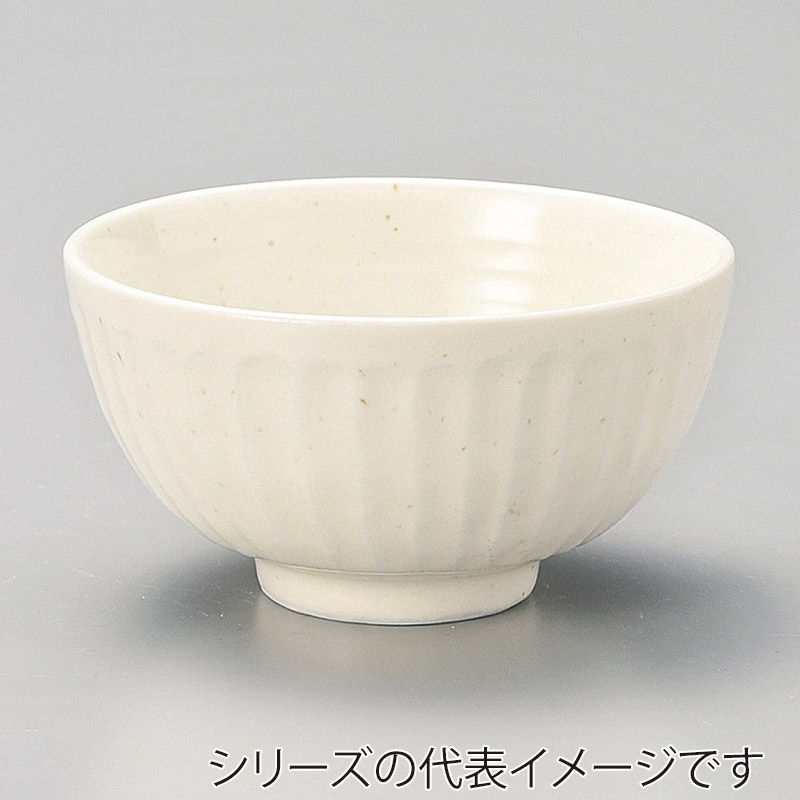 山万 41811-310 ソギ白粉引丸碗小 1個（ご注文単位1個）【直送品】