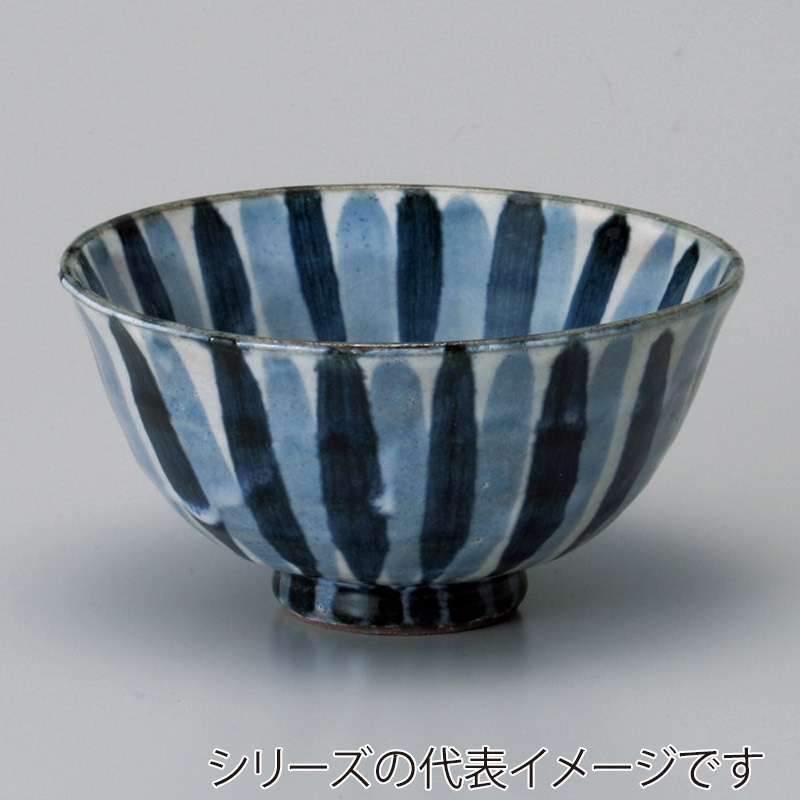 山万 41752-100 染付十草中平 1個（ご注文単位1個）【直送品】