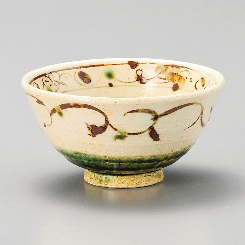 山万 42110-510 織部淵唐草飯碗 1個（ご注文単位1個）【直送品】