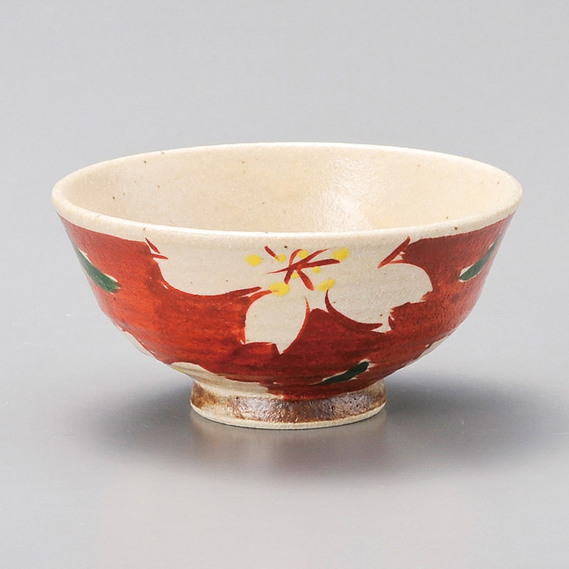 山万 42223-570 赤絵桜飯碗 1個（ご注文単位1個）【直送品】
