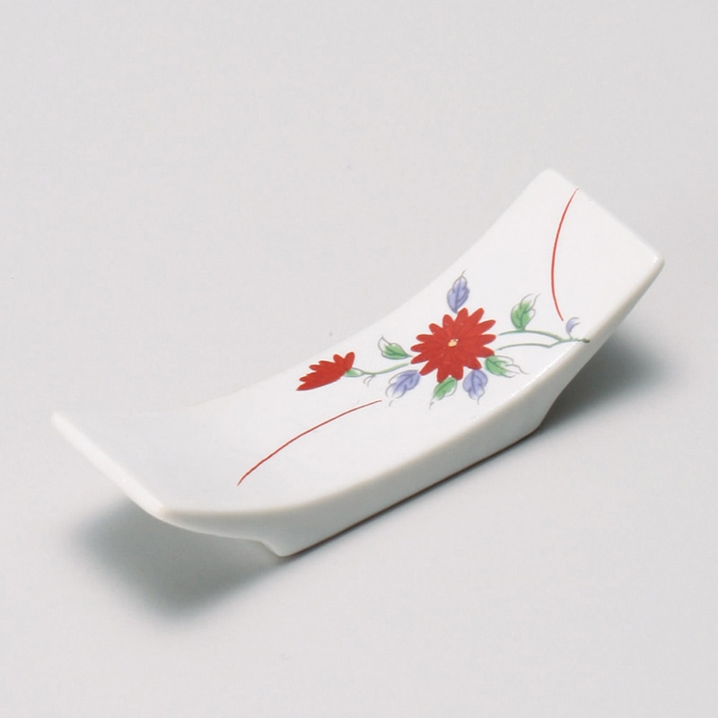 山万 43254-180 菊反型箸置 1個（ご注文単位1個）【直送品】