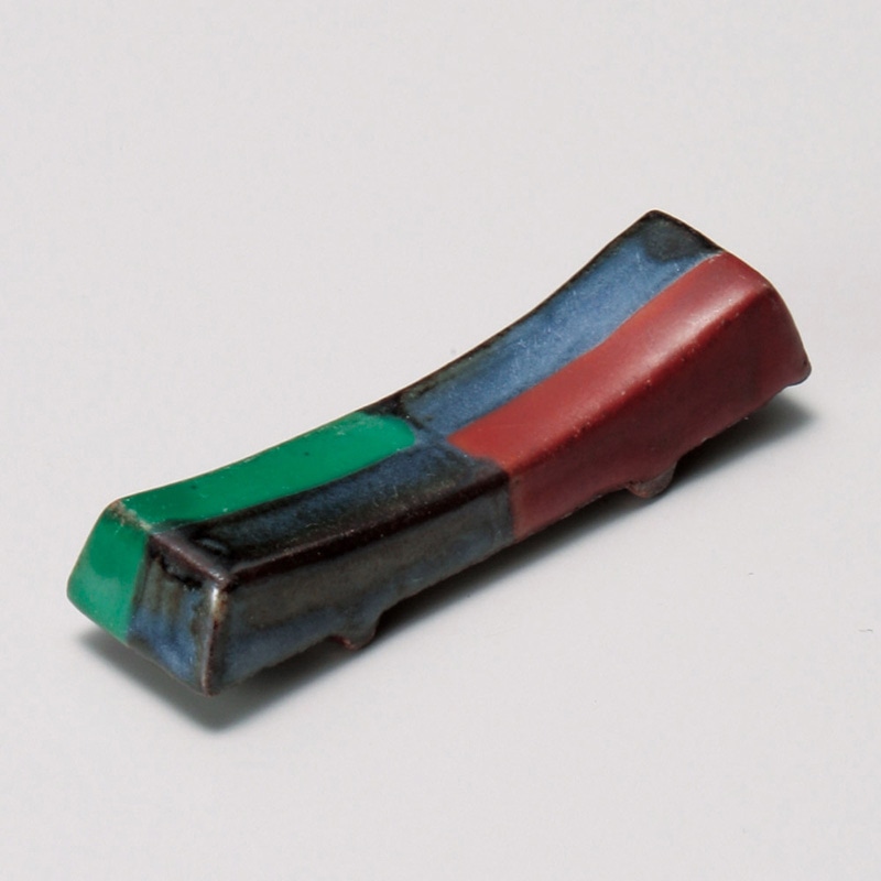 山万 42937-430 箸置土物市松切板 1個（ご注文単位1個）【直送品】