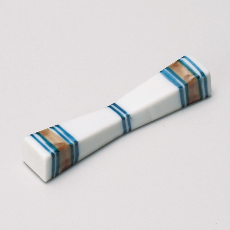 山万 42940-450 箸置ニューキネ茶渦 1個（ご注文単位1個）【直送品】