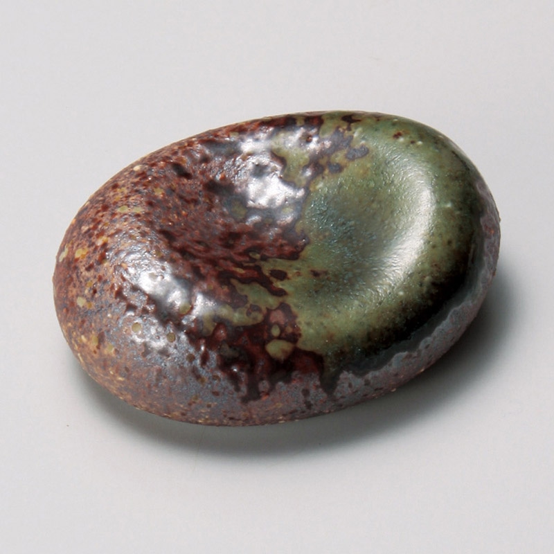 山万 42931-450 箸置豆オリベ流し 1個(ご注文単位1個)【直送品】