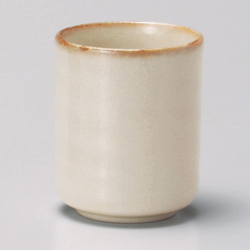 山万 44105-270 粉引長湯呑(大) 1個(ご注文単位1個)【直送品】