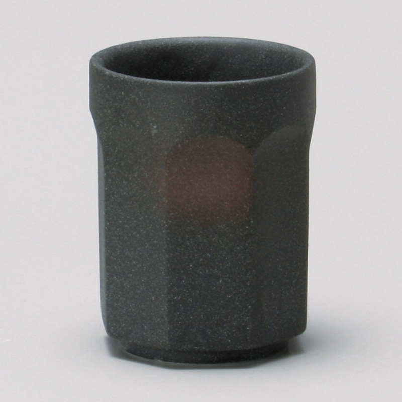 山万 44026-130 備前風八角湯呑 1個(ご注文単位1個)【直送品】