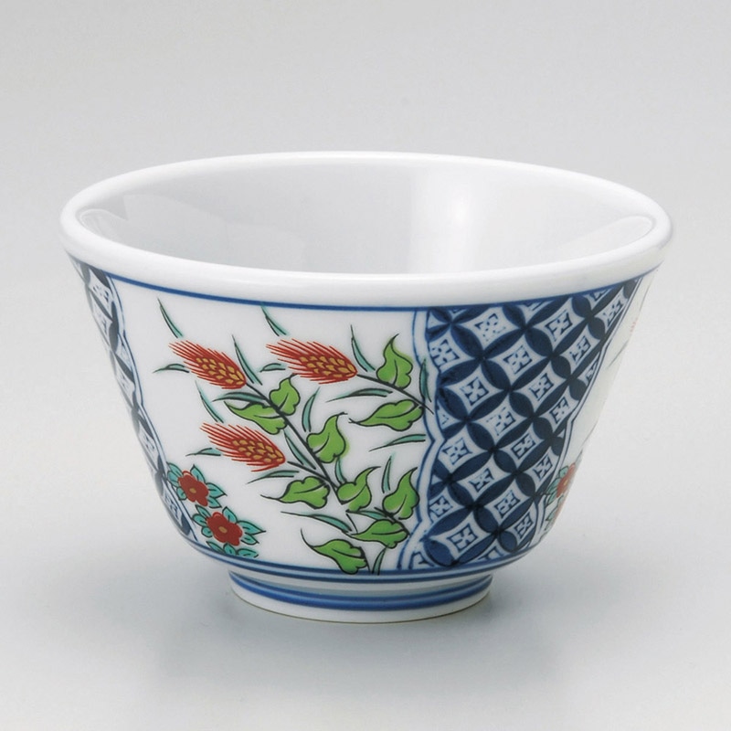 山万 44311-730 錦麦牡丹反仙茶(有田焼) 1個(ご注文単位1個)【直送品】