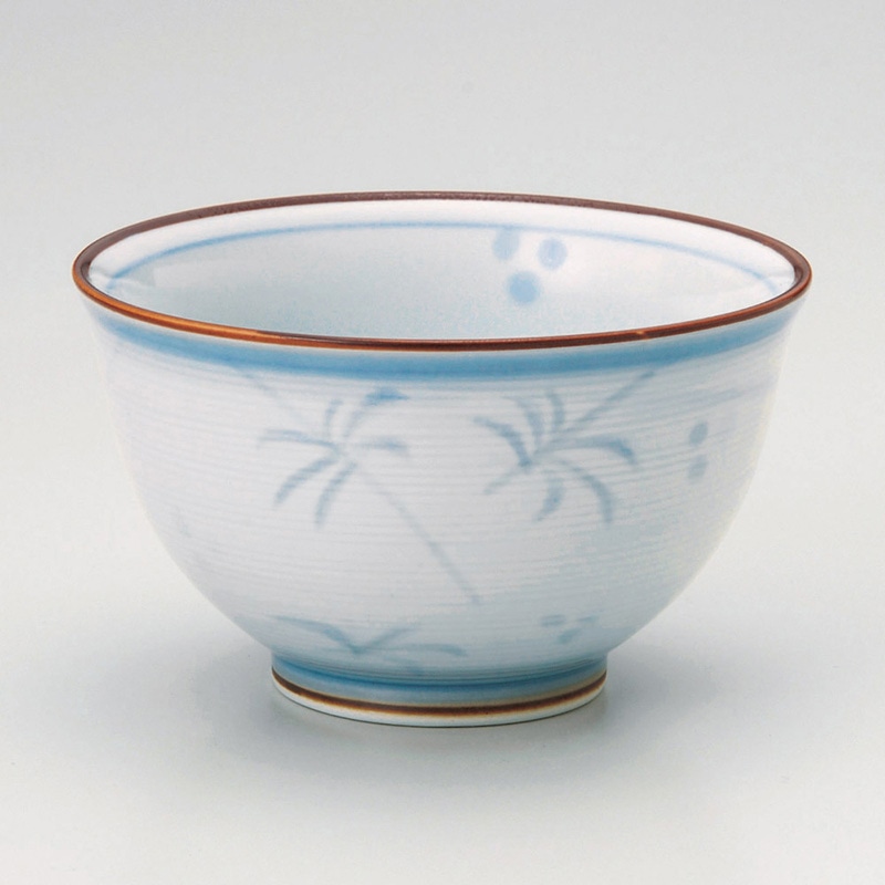 山万 44334-730 内外草花反仙茶(有田焼) 1個(ご注文単位1個)【直送品】