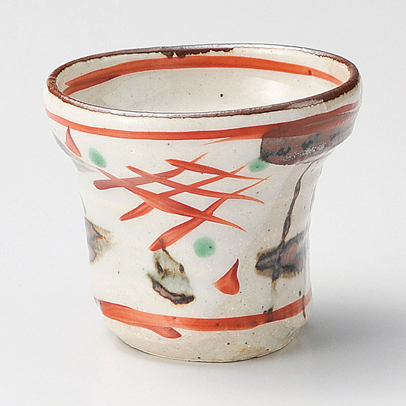 山万 44403-510 赤彩鉄絵煎茶 1個(ご注文単位1個)【直送品】