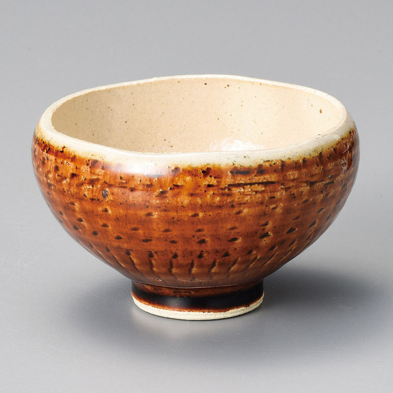 山万 44407-510 飴釉とびかんな波渕煎茶 1個(ご注文単位1個)【直送品】