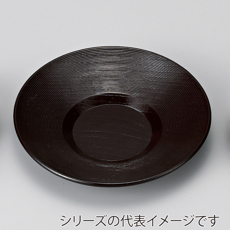 山万 44835-800 A4寸ケヤキ千筋木目 茶托 新 1個（ご注文単位1個）【直送品】