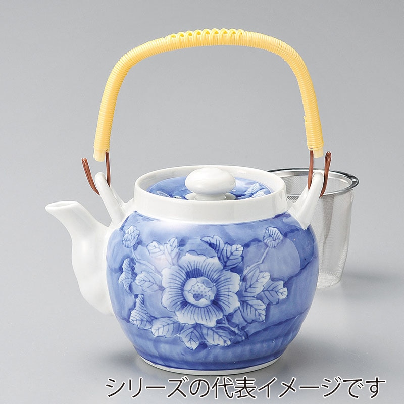 山万 45228-130 ダミ牡丹8号土瓶 1個(ご注文単位1個)【直送品】