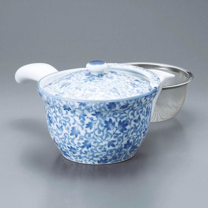 山万 45417-730 花唐草 U付マービー急須 有田 1個(ご注文単位1個)【直送品】