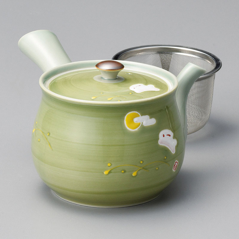 山万 45418-730 兎斗屋U付特大急須(有田焼) 1個(ご注文単位1個)【直送品】
