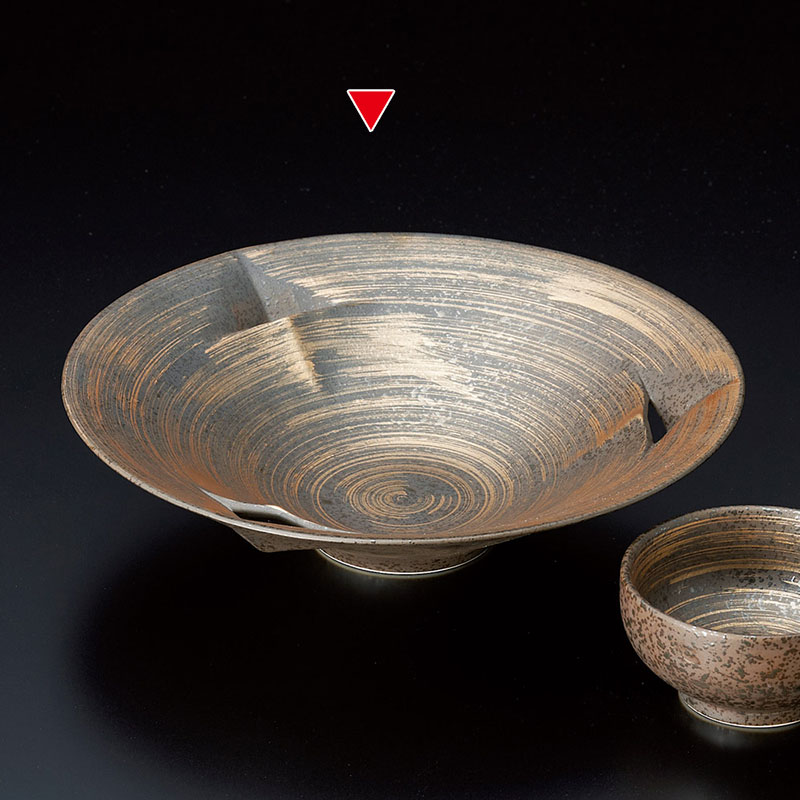 山万 46205-710 黒南蛮ブロンズ刷三方透向付 有 1個(ご注文単位1個)【直送品】