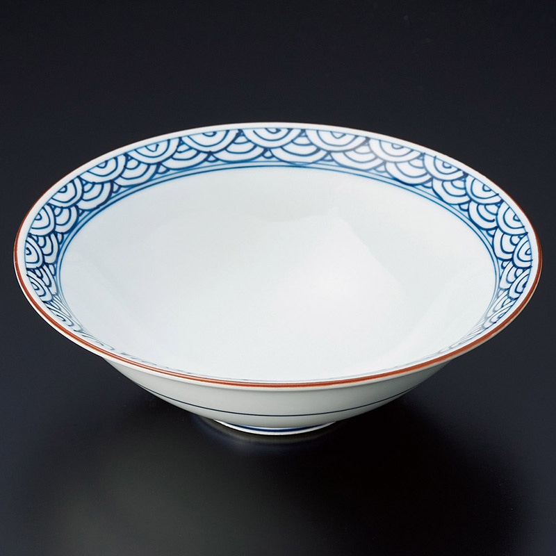 山万 46516-710 渕青海波小鉢(有田焼) 1個（ご注文単位1個）【直送品】
