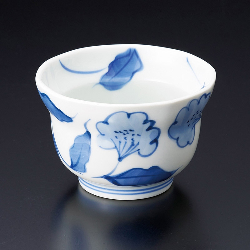 山万 46610-710 唐花ナブリ中付(有田焼) 1個（ご注文単位1個）【直送品】