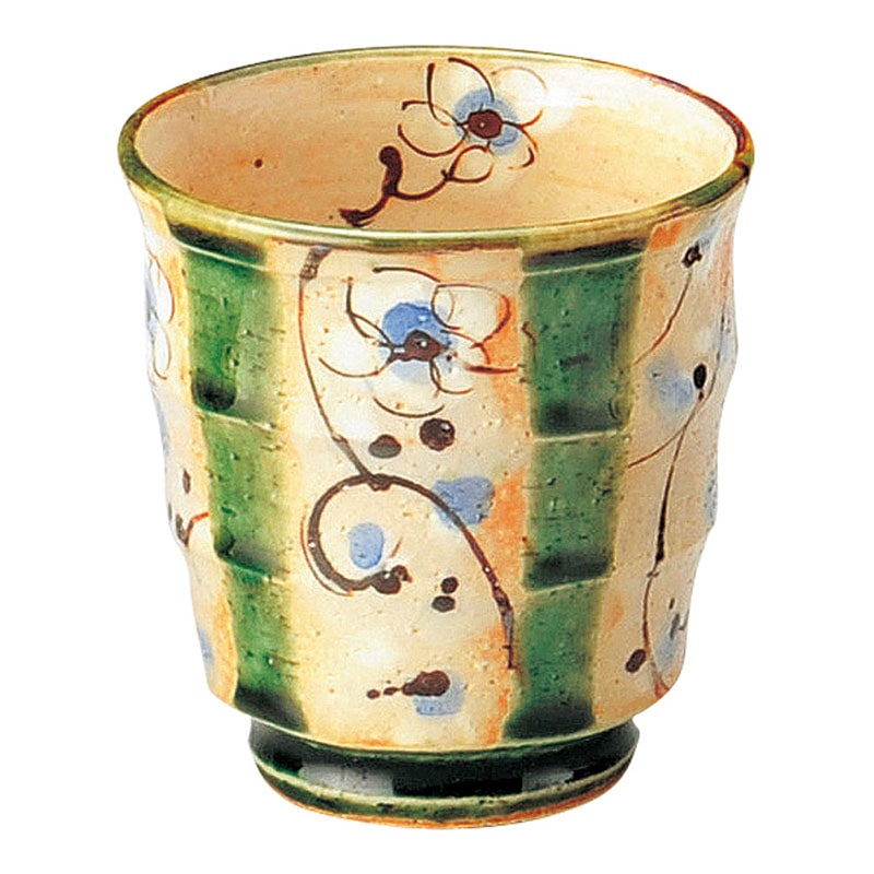 山万 47456-570 まほろば 織部湯呑 1個（ご注文単位1個）【直送品】
