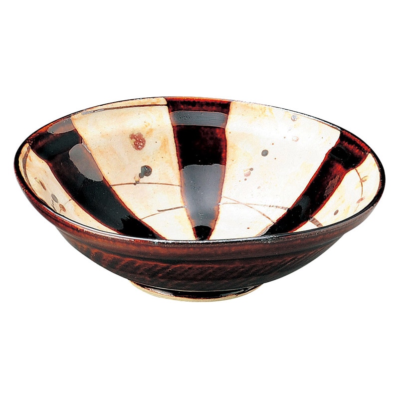 山万 47459-570 まほろば 飴釉鉢(中) 1個（ご注文単位1個）【直送品】