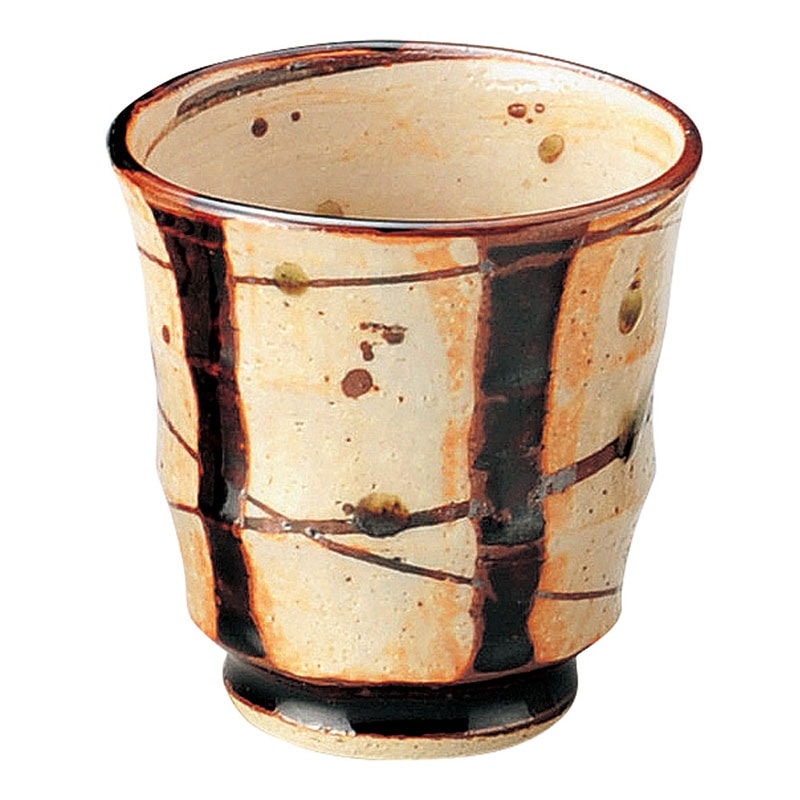 山万 47462-570 まほろば 飴釉湯呑 1個（ご注文単位1個）【直送品】