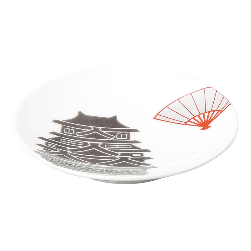 山万 48256-730 ニッポン 手塩皿 シロ 1個（ご注文単位1個）【直送品】