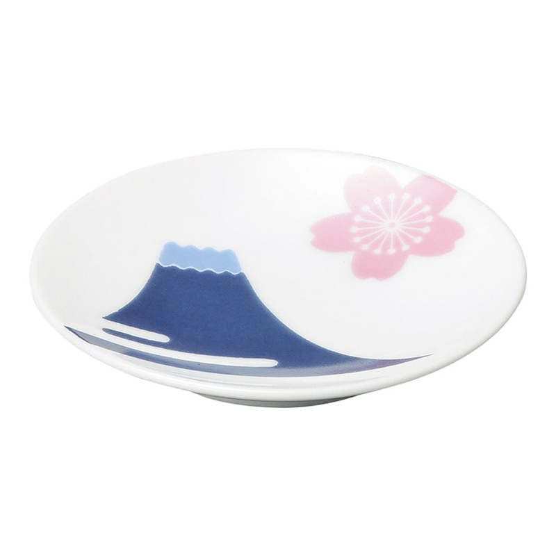 山万 48259-730 ニッポン 手塩皿 フジ 1個（ご注文単位1個）【直送品】