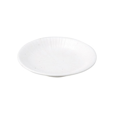 山万 49169-400 千段 粉引4.0皿 1個（ご注文単位1個）【直送品】