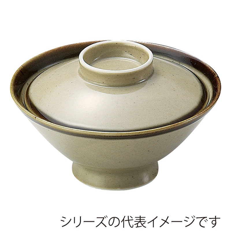 山万 48608-020 新益子 蓋付鯛茶(身丈) 1個（ご注文単位1個）【直送品】