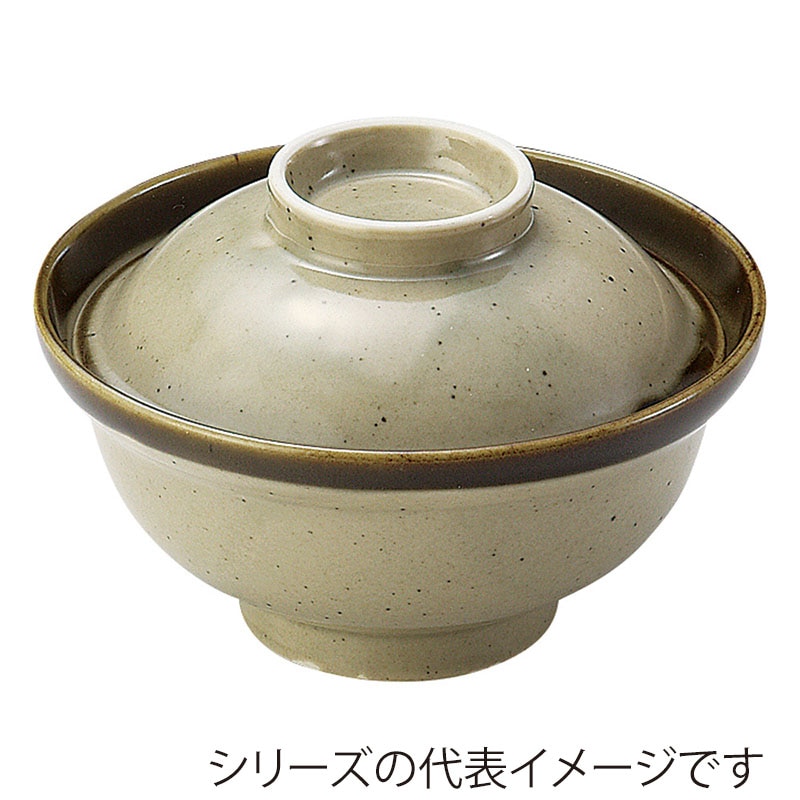 山万 48610-020 新益子 蓋付丼(身丈) 1個（ご注文単位1個）【直送品】