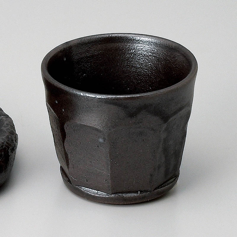 山万 51614-660 黒釉2.8耐熱面取小鉢 1個（ご注文単位1個）【直送品】