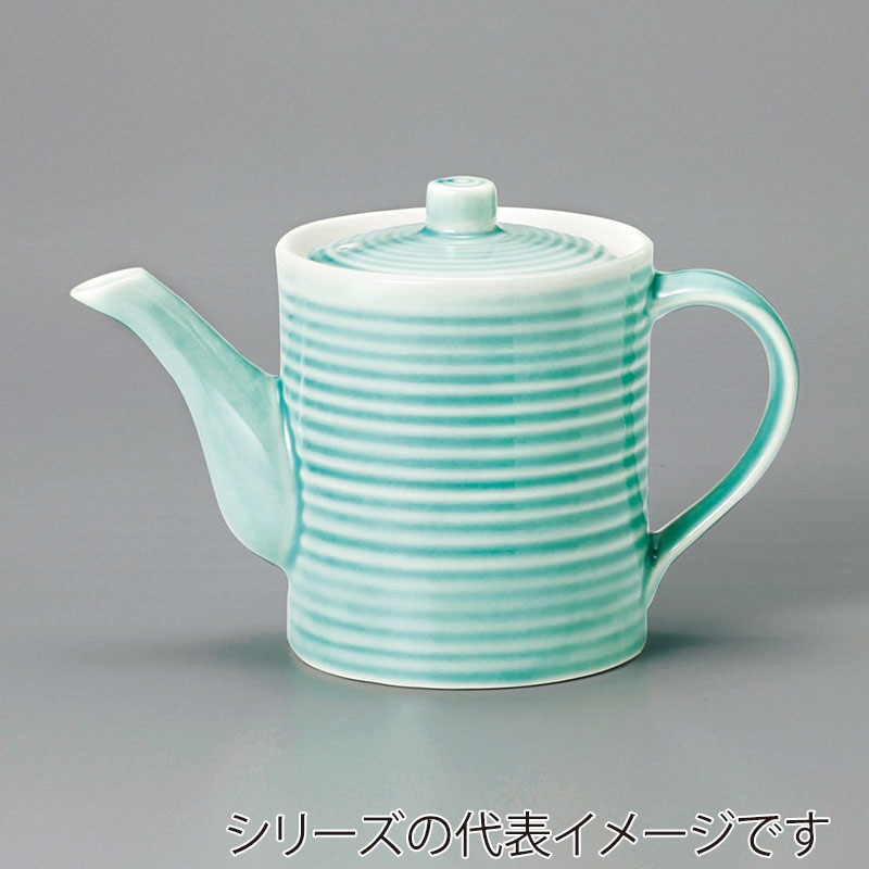 山万 52420-640 松峰青地汁次(中)(萬古焼) 1個（ご注文単位1個）【直送品】