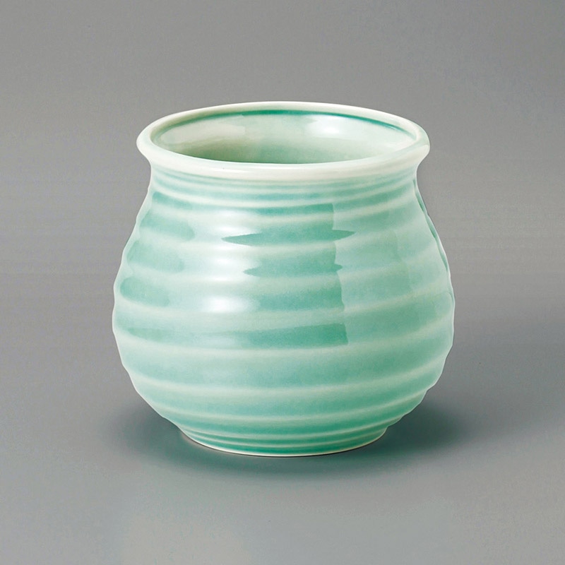 山万 52421-640 松峰青地アラ入(萬古焼) 1個（ご注文単位1個）【直送品】
