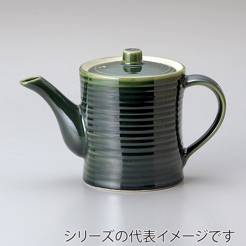 山万 52414-640 織部汁次(中)(萬古焼) 1個（ご注文単位1個）【直送品】