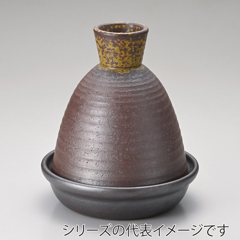 山万 52310-650 焼締タジン鍋(小)(萬古焼) 1個(ご注文単位1個)【直送品】
