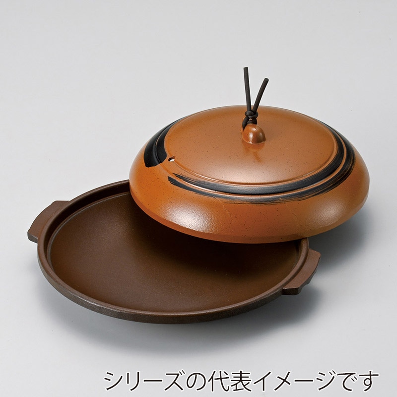 山万 53502-810 アルミ16cmアルミ丸陶板 浅 1個（ご注文単位1個）【直送品】