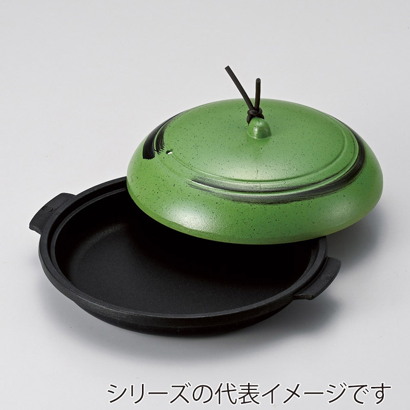 山万 53506-810 アルミ16cmアルミ丸陶板 深 1個（ご注文単位1個）【直送品】