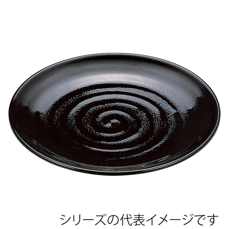 山万 53933-810 尺0神龍鉢 黒パール(全面塗) 1個(ご注文単位1個)【直送品】
