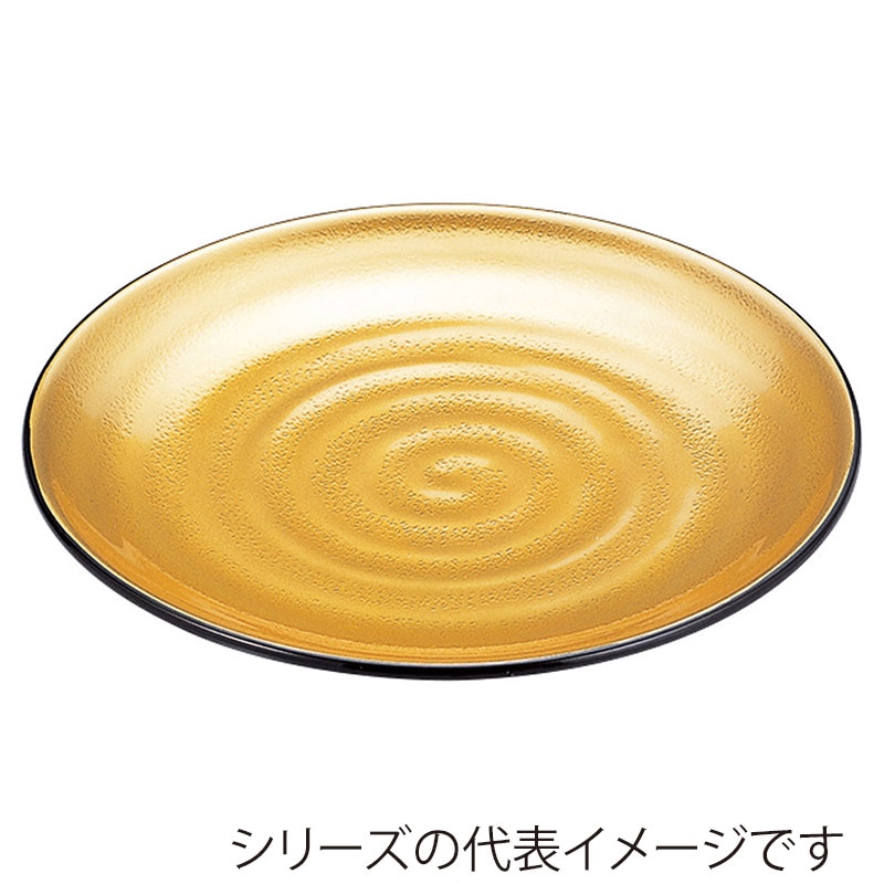 山万 53940-810 8寸神龍鉢 金粉蒔き(全面塗) 1個(ご注文単位1個)【直送品】