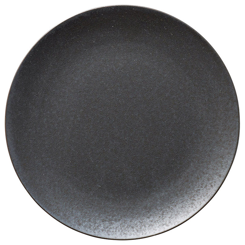 山万 55201-270 マットブラック16cmプレート 1個（ご注文単位1個）【直送品】