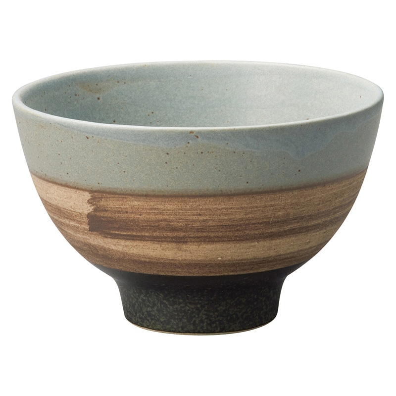 山万 58901-400 セピア高台飯碗 1個(ご注文単位1個)【直送品】