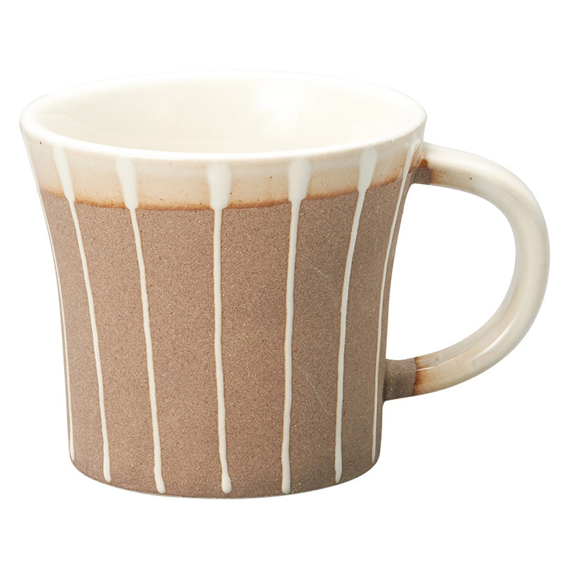 山万 59008-510 ホエールい珍十草マグカップ 茶 1個(ご注文単位1個)【直送品】
