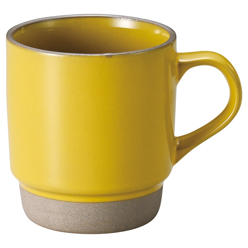 山万 59022-400 S-Cafeスタックマグ(黄) 1個(ご注文単位1個)【直送品】