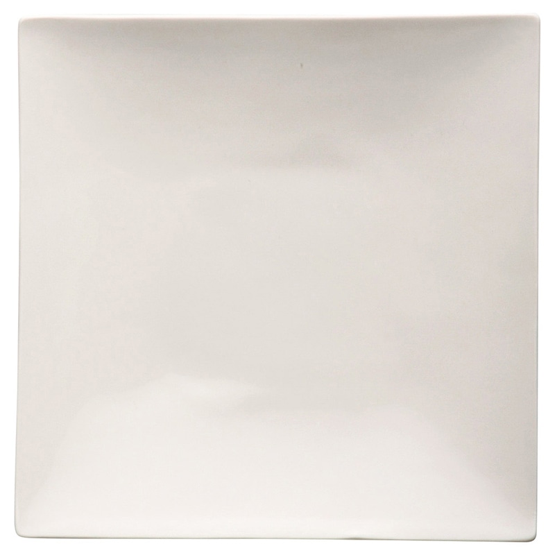 山万 58126-510 白釉正角大皿 1個（ご注文単位1個）【直送品】