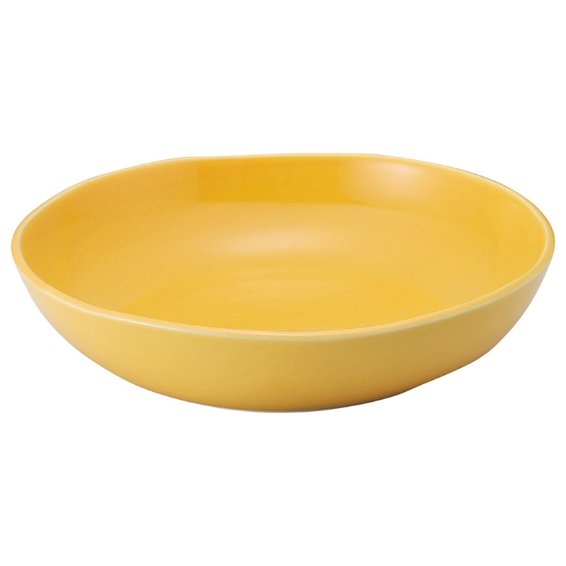 山万 58707-250 25cm鉢(黄) 1個(ご注文単位1個)【直送品】